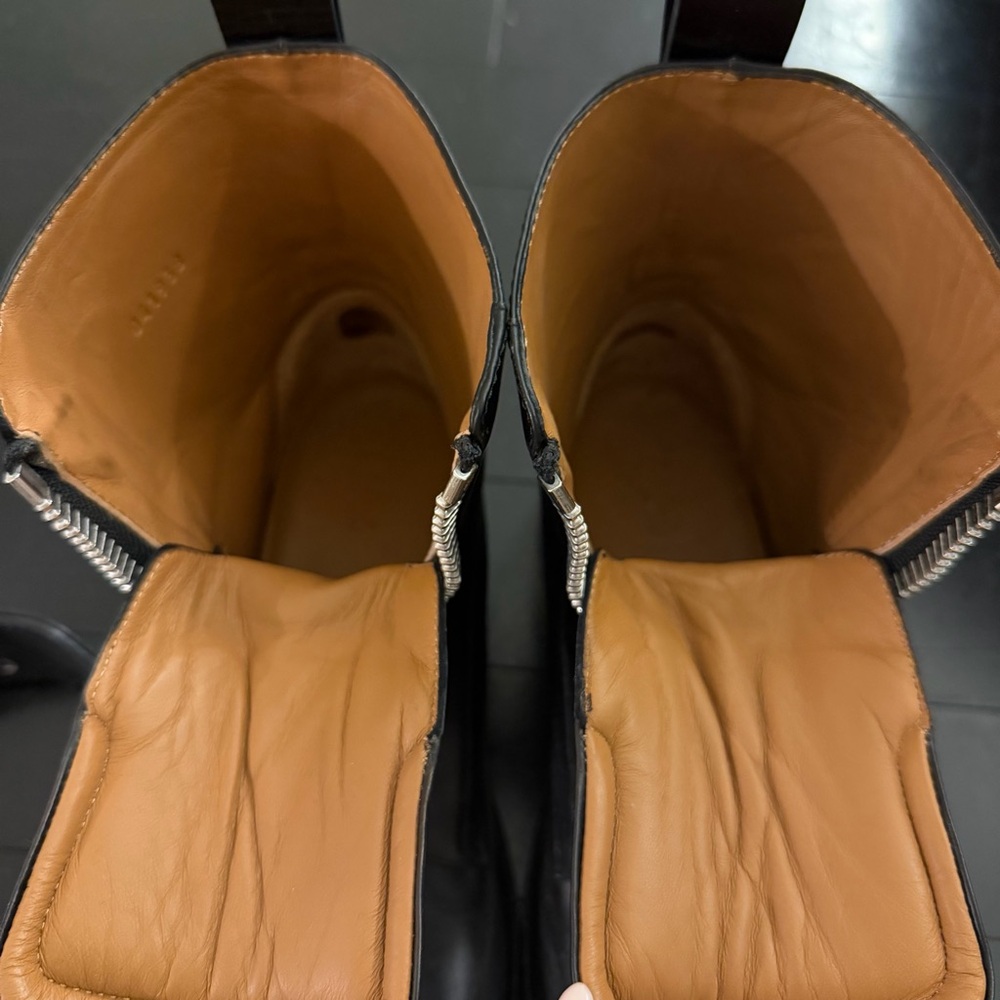 Chloé Roy black calfskin ankle boots - Picture 4 of 9